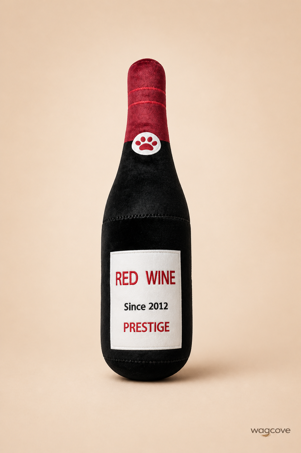 Bark & Bottle - Red Wine Bottle Squeaky Toy (24 cm)